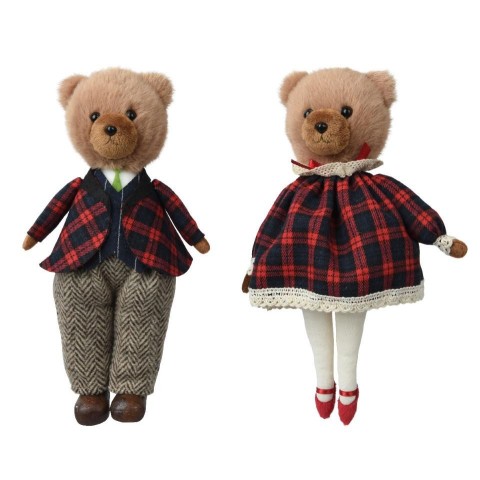 ORSI SCOZZESE ALZATI H.24CM. 2 ASSORTITI